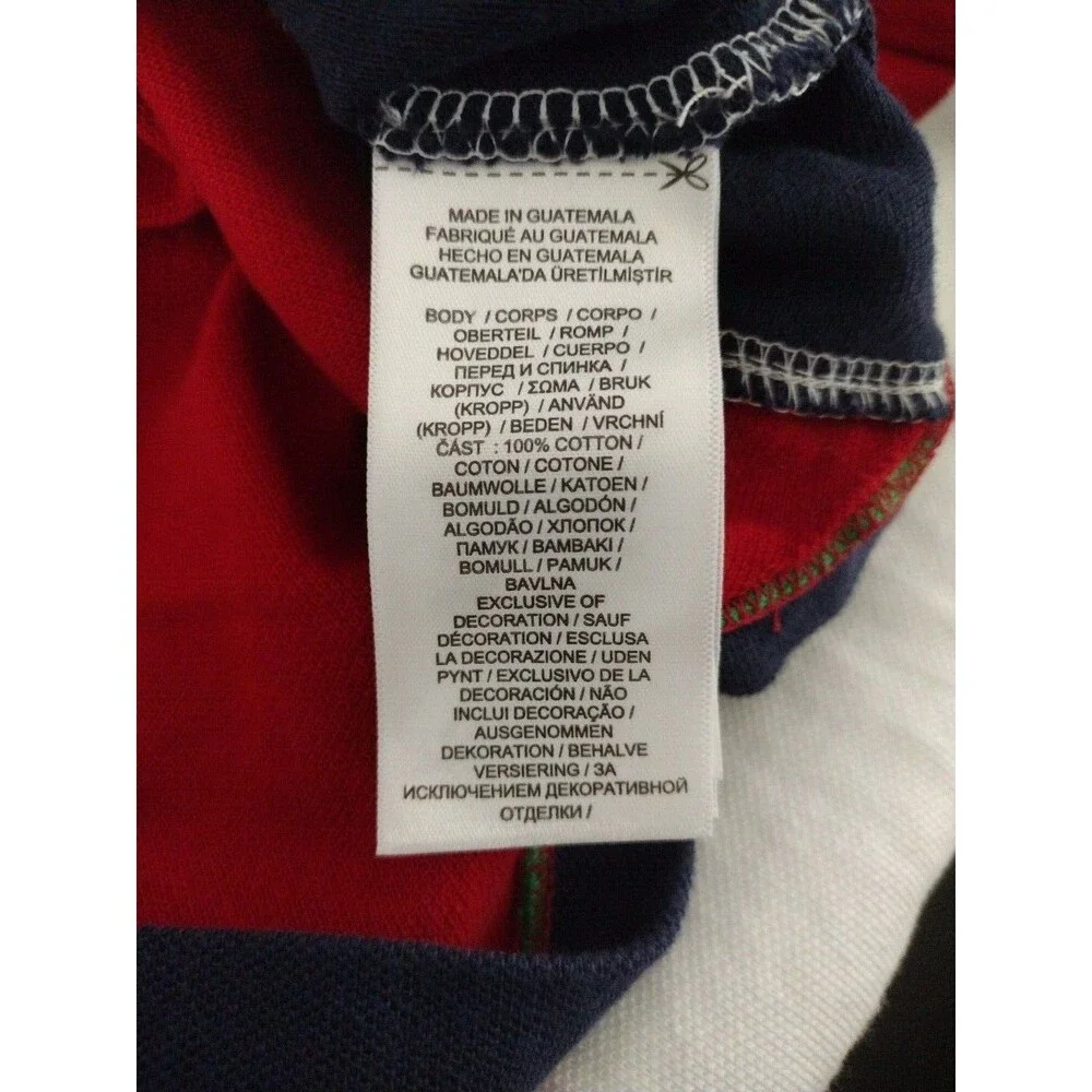Ralph Lauren boy's Classic Split Cross Stripe Large‎ Pony Polo XL